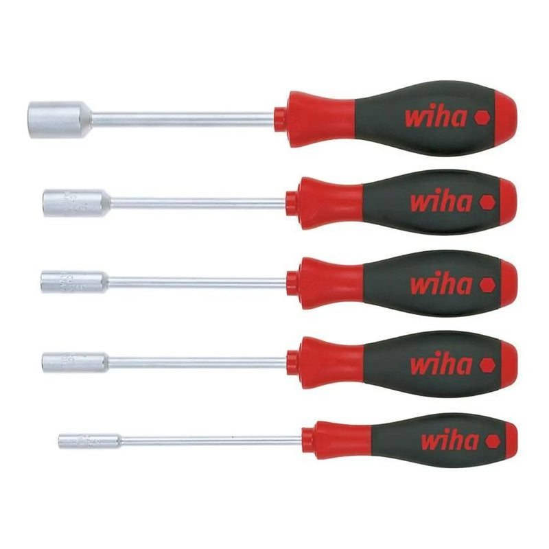 Wiha SoftFinish® Hex Nut Driver Set, 5 Piece