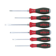 Wiha SoftFinish® SL/PZ Hex Blade Screwdriver Set, 6 Piece
