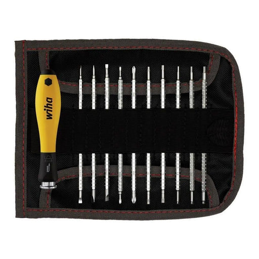 Wiha SYSTEM 4 SoftFinish® ESD Interchangeable Screwdriver Set, 12 Piece