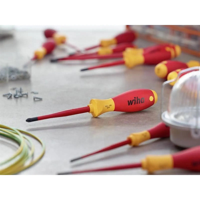 Wiha SoftFinish® electric slimFix SL/PZ Screwdriver Set, 6 Piece