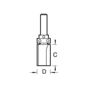 Trend TR29 x 1/4 TCT Shank Mounted Bearing Guided Profiler 12.7 x 25.4mm