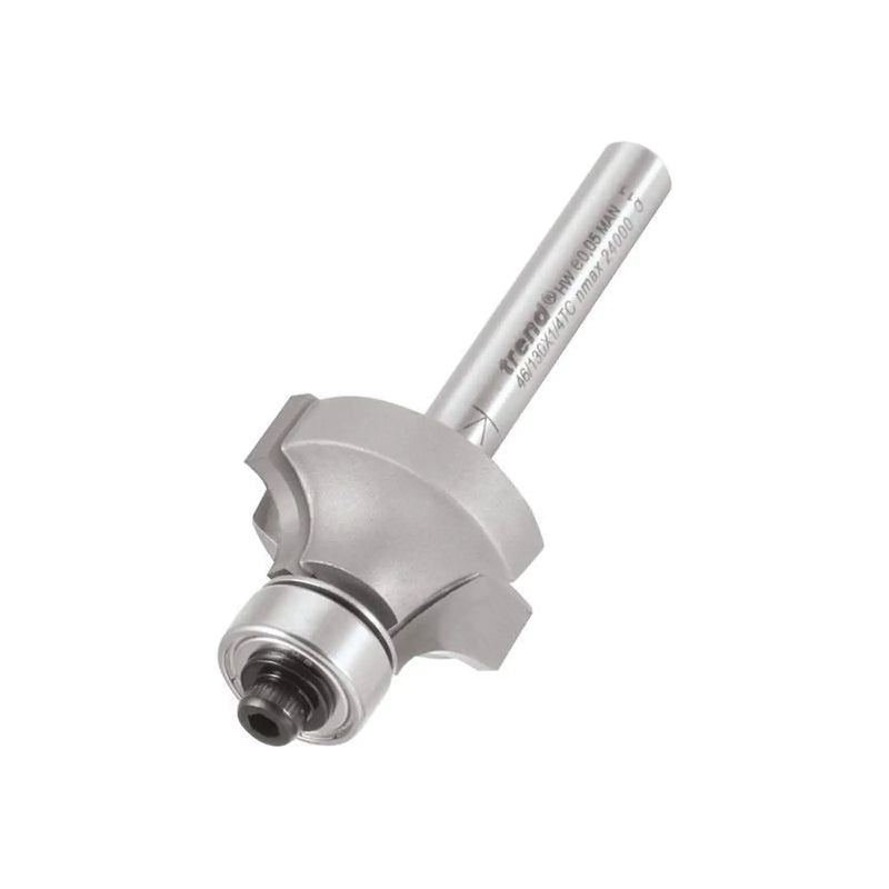 Trend 46/130 x 1/4 TCT Bearing Guided Ovolo & Round Over 6.3mm Radius