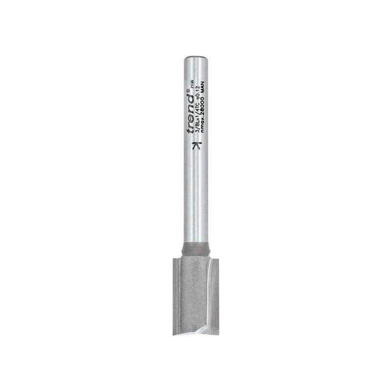 Trend 3/8L x 1/4 TCT Two Flute Hinge Jig Cutter 12.0 x 19mm