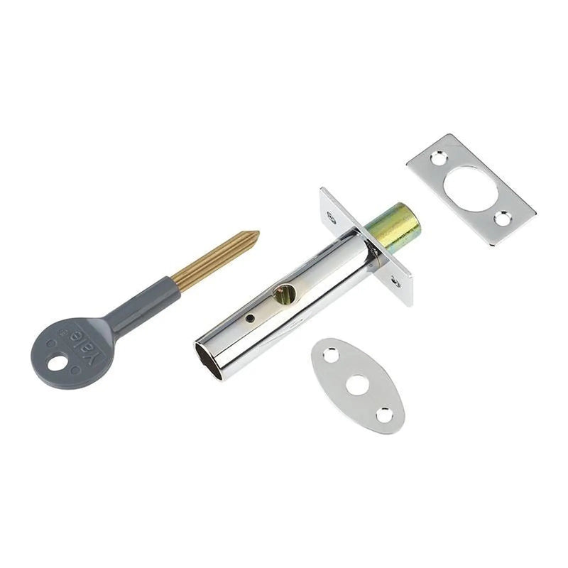Yale Locks PM444 Door Security Bolt Polished Chrome Finish Visi of 1