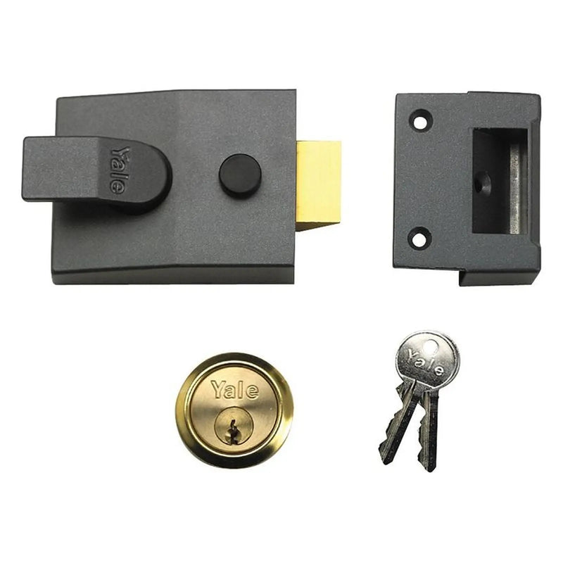 Yale Locks 91 Basic Nightlatch 60mm Backset DMG Finish Box