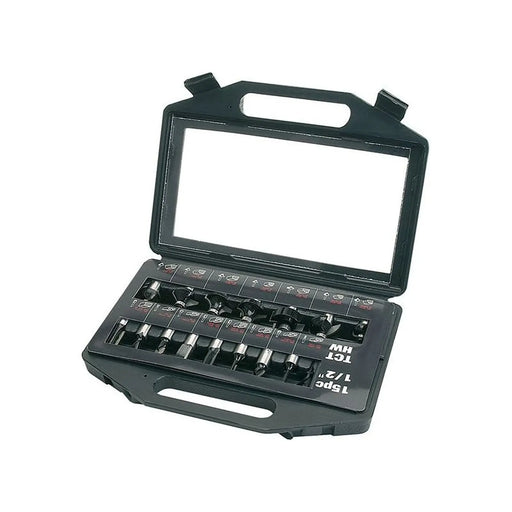 Trend SET/SS9TC 1/2in TCT Router Bit Starter Set, 15 Piece