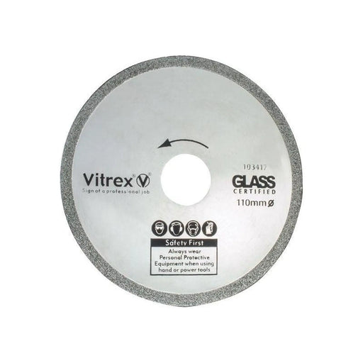 Vitrex Glass Diamond Blade 110mm