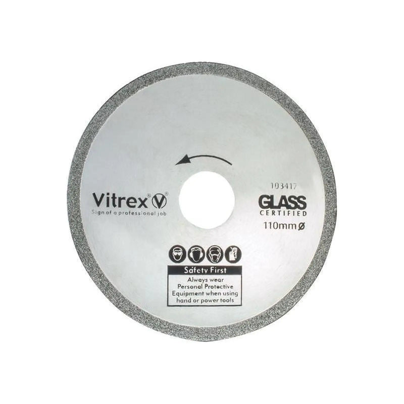 Vitrex Glass Diamond Blade 110mm