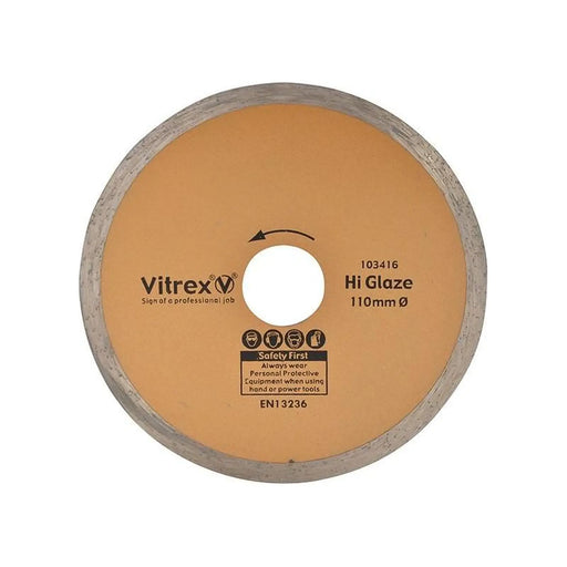Vitrex Hi Glaze Diamond Blade 110mm
