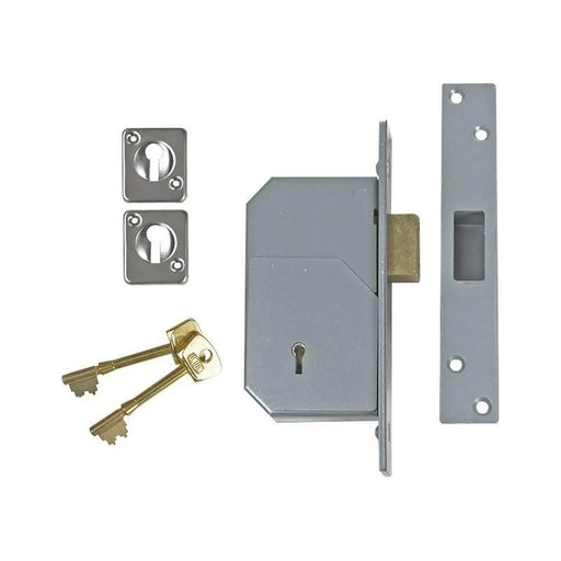 Union 3G110 C Series 5 Detainer Deadlock 73mm Satin Brass