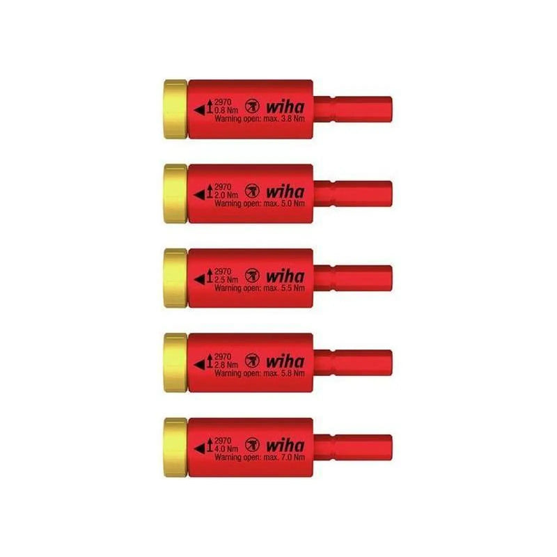 Wiha electric easyTorque Adapter Set, 5 Piece