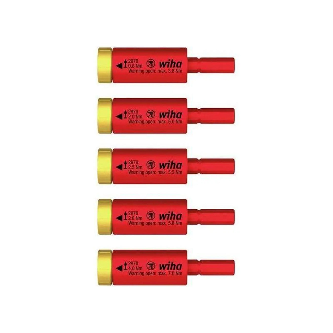 Wiha electric easyTorque Adapter Set, 5 Piece
