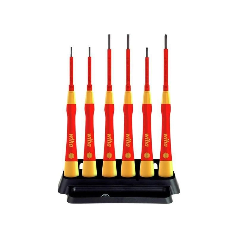 Wiha PicoFinish® SL/PH Fine VDE Screwdriver Set, 7 Piece