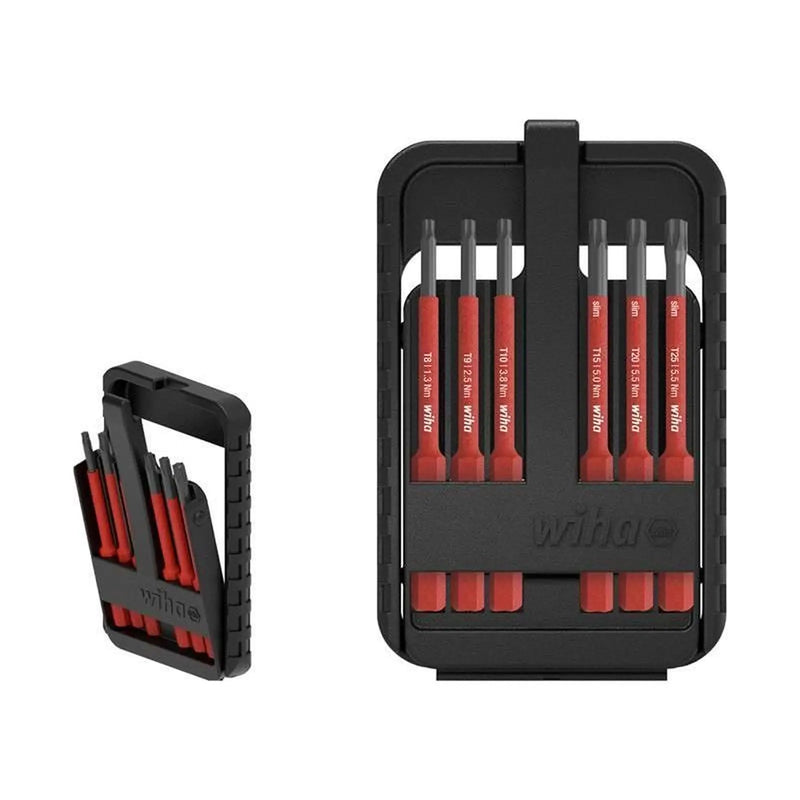 Wiha slimBit electric TORX® Bit Set, 7 Piece
