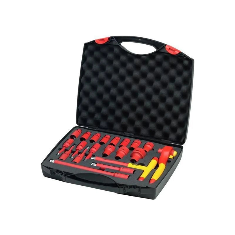 Wiha Insulated 1/2in Ratchet Wrench Set, 21 Piece (inc. Case)