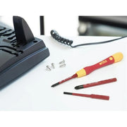 Wiha PicoFinish® slimVario® electric Fine Screwdriver Set, 4 Piece