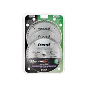Trend CraftPro Panel Trim Saw Blade 165 x 20mm x 48T (Pack 3)