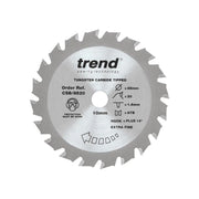 Trend CraftPro Mini Saw Blade 85 x 10mm x 20T