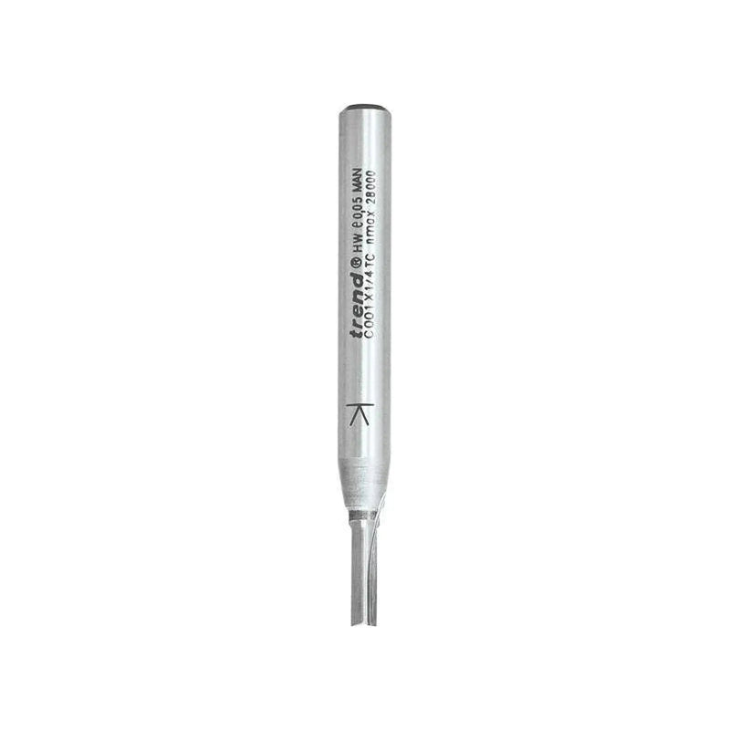Trend C001 x 1/4 TCT Two Flute Cutter 3.2 x 9.5mm