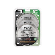 Trend CraftPro Plunge Saw Blade 165 x 20mm x 48T (Pack 3)