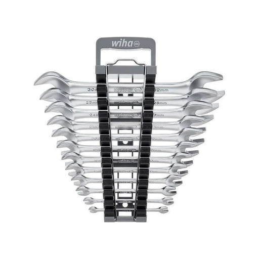 Wiha Double Open-End Spanner Set, 12 Piece