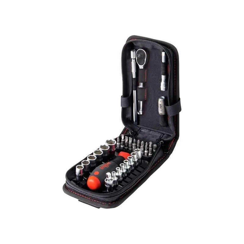 Wiha 1/4in Nut Driver & Bit Set, 40 Piece