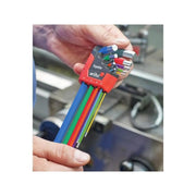 Wiha ErgoStar Colour Hex Ball End L-key Set, 9 Piece