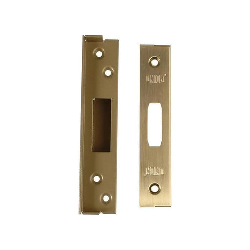 Union StrongBOLT 2100 Mortice Deadlock Rebate Kit 13mm Polished Brass Box
