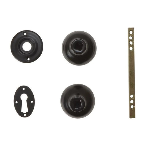Yale Locks P405 Rim Knob Black Finish