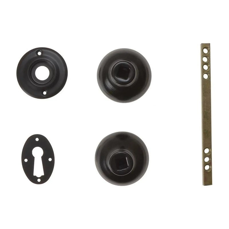 Yale Locks P405 Rim Knob Black Finish