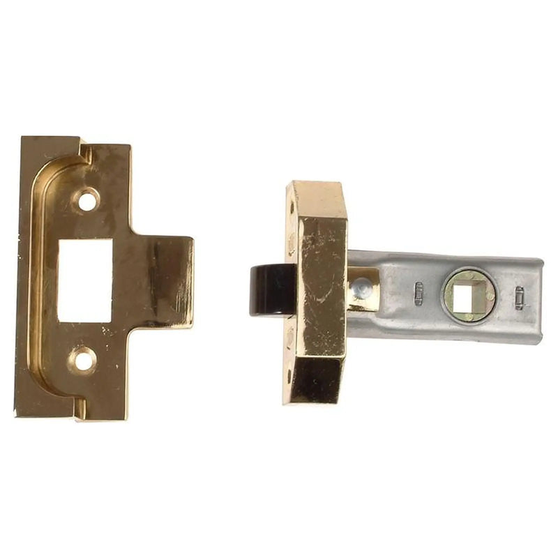 Union Rebated Tubular Mortice Latch 2650 Electro Brass 63mm 2.5in