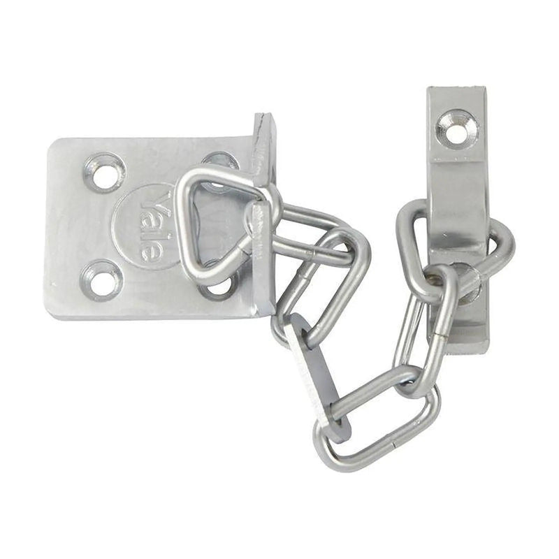 Yale Locks WS6 Security Door Chain - Satin Chrome Finish