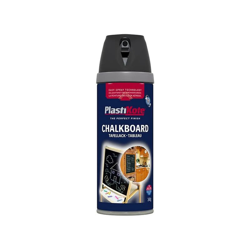 Plastikote Twist & Spray Chalkboard Paint Black 400ml