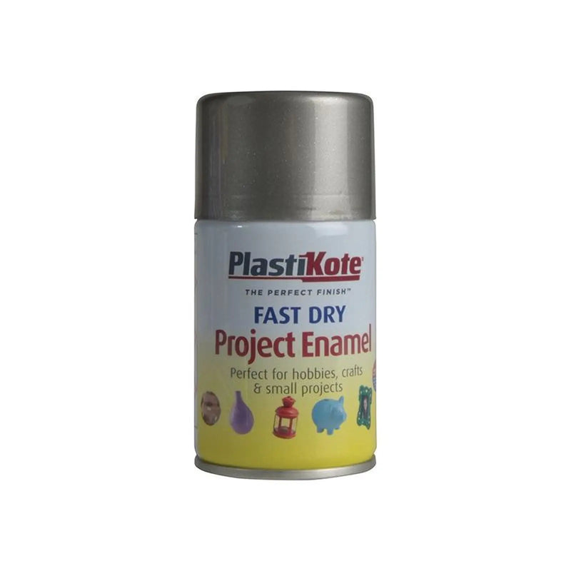 Plastikote Fast Dry Enamel Aerosol Pewter 100ml