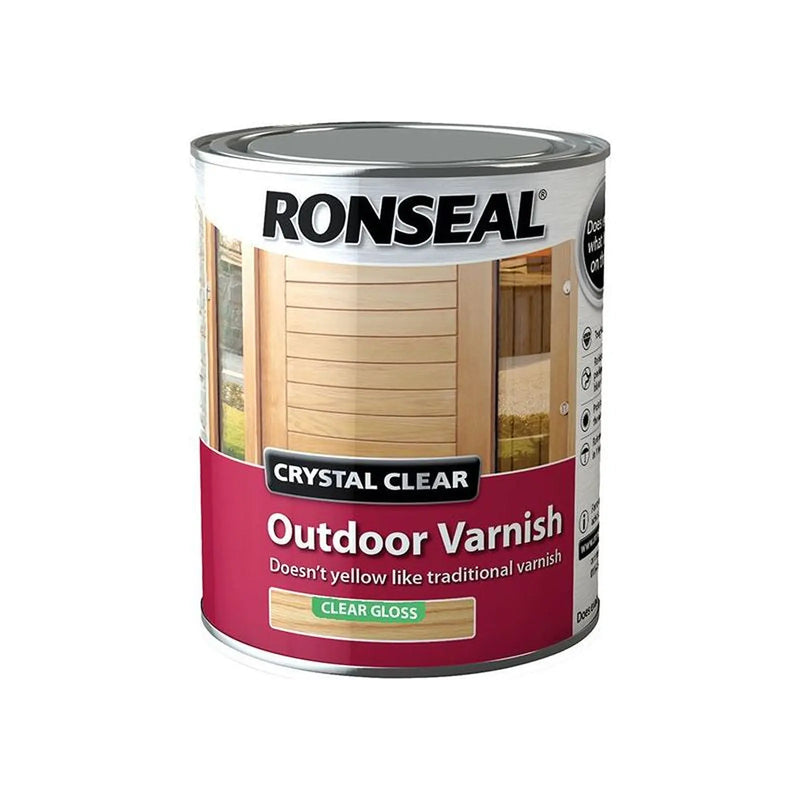 Ronseal Crystal Clear Outdoor Varnish Matt 2.5 litre