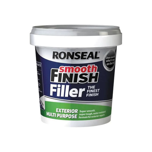 Ronseal Smooth Finish Exterior Multipurpose Ready Mix Filler Tub 1.2kg