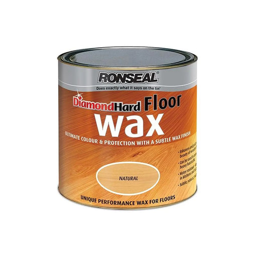 Ronseal Diamond Hard Floor Wax Natural Oak 2.5 litre