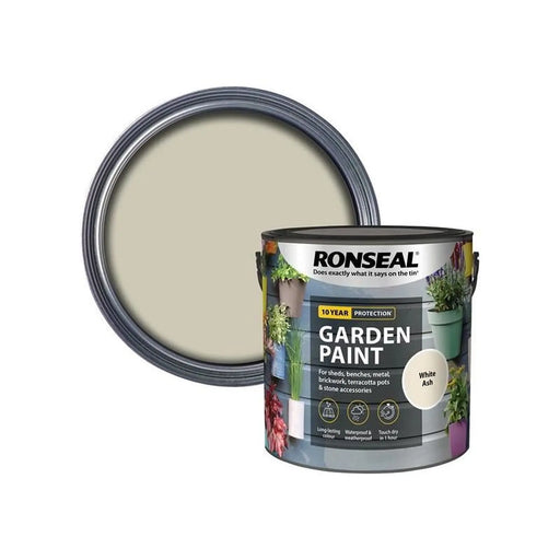 Ronseal Garden Paint White Ash 2.5 litre