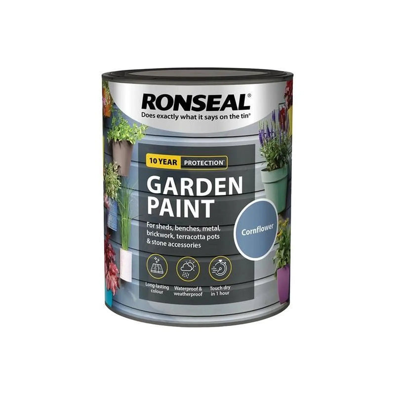 Ronseal Garden Paint Cornflower 750ml