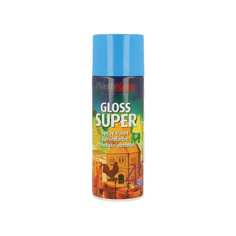 Plastikote Gloss Super Spray Light Blue 400ml