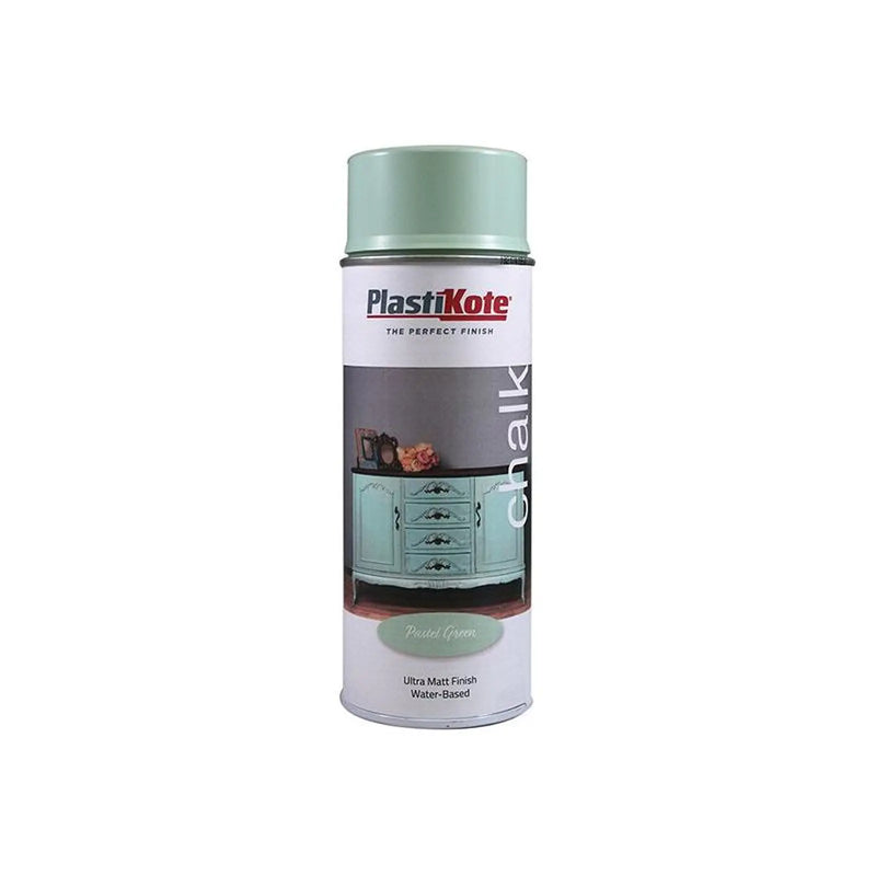 Plastikote Chalk Finish Spray Pastel Green 400ml