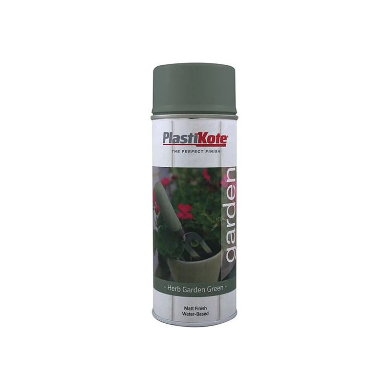 Plastikote Garden Colours Spray Paint Herb Garden Green 400ml