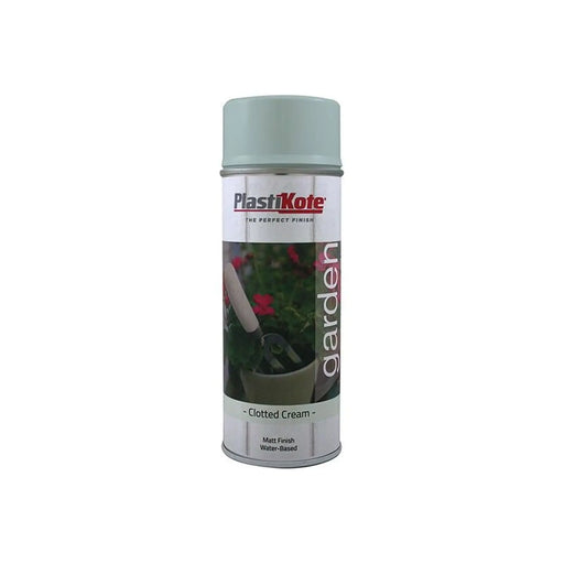Plastikote Garden Colours Spray Paint Clotted Cream 400ml