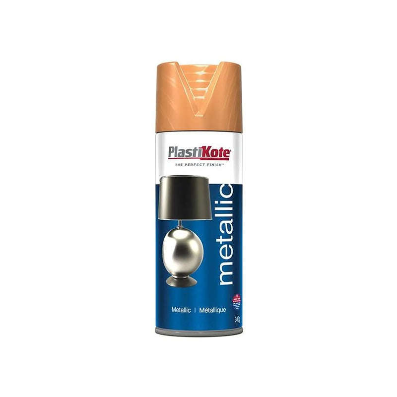 Plastikote Metallic Spray Flat Copper 400ml