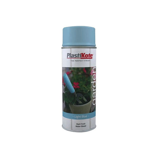 Plastikote Garden Colours Spray Paint Light Blue 400ml