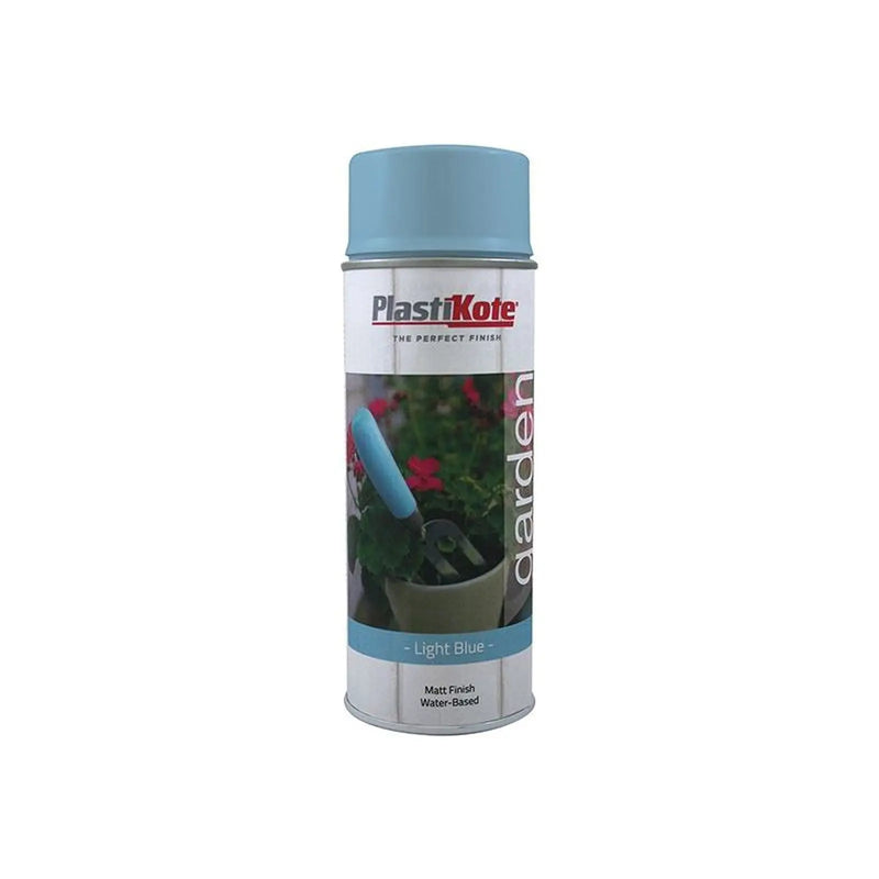 Plastikote Garden Colours Spray Paint Light Blue 400ml