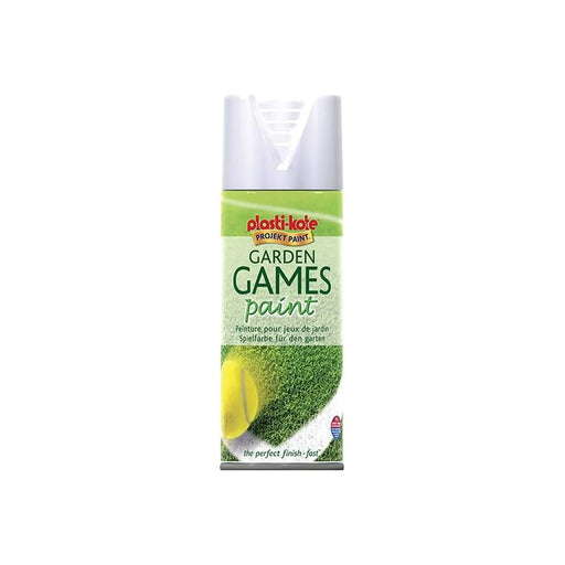 Plastikote Garden Games Spray Paint White 400ml
