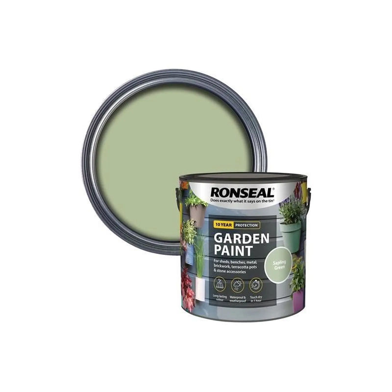 Ronseal Garden Paint Sapling Green 2.5 litre