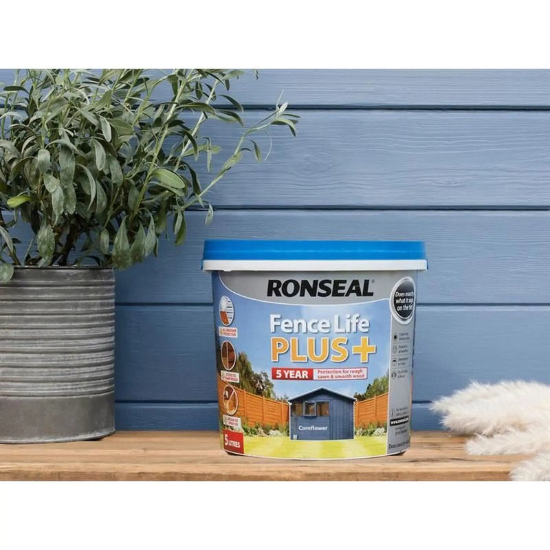 Ronseal Fence Life Plus+ Cornflower 5 litre