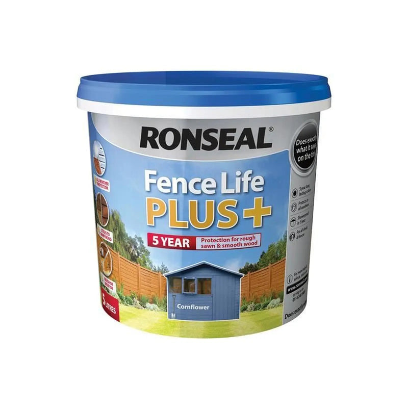 Ronseal Fence Life Plus+ Cornflower 5 litre